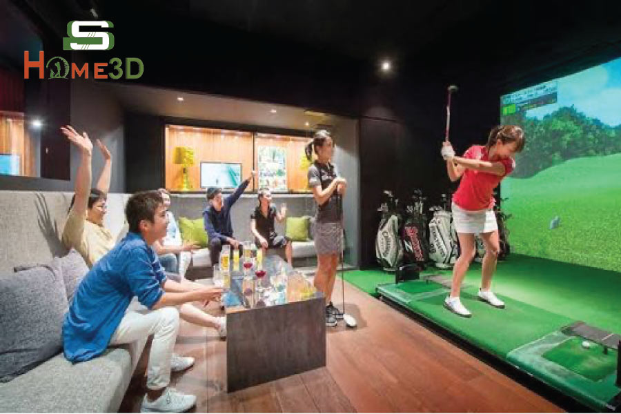 Kinh doanh phòng golf 3D kết hợp quán cà phê