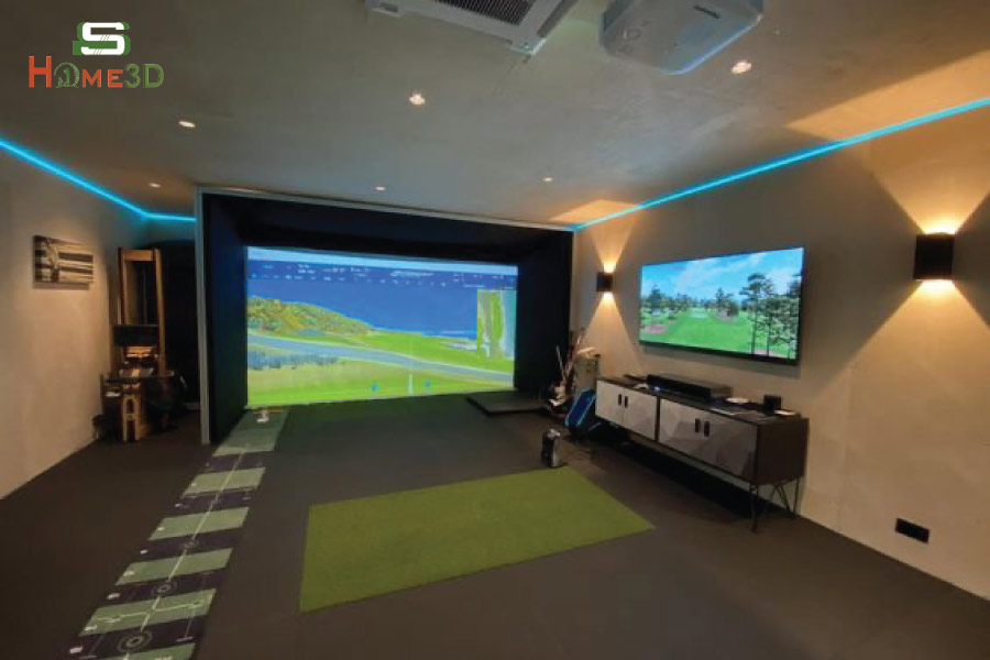 phòng tập golf 3D tại nhà