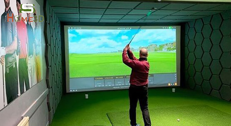Dự án lắp đặt Bravo Max phòng golf 3D 4 sao cho anh Quốc Hùng tại Hà Nam