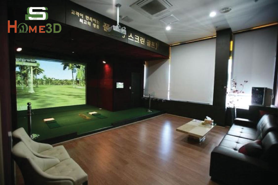 Phòng chơi golf 3D trong nhà