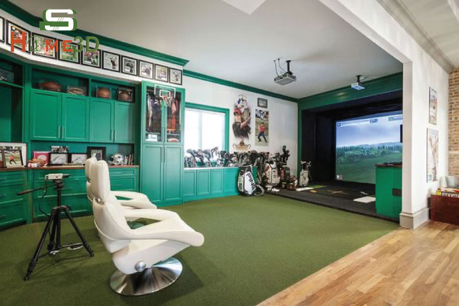 Trải nghiệm phòng golf 3D tại nhà
