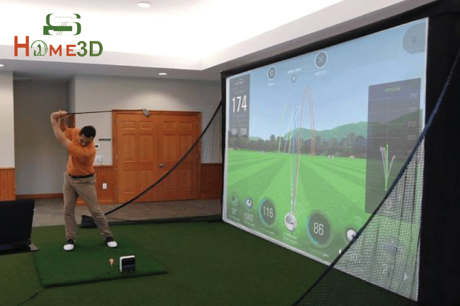Sự hấp dẫn của golf 3D với người chơi golf