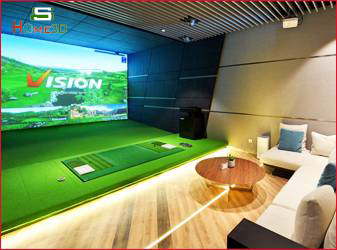Phòng golf 3D đẳng cấp 5 sao chính hãng Hàn Quốc​